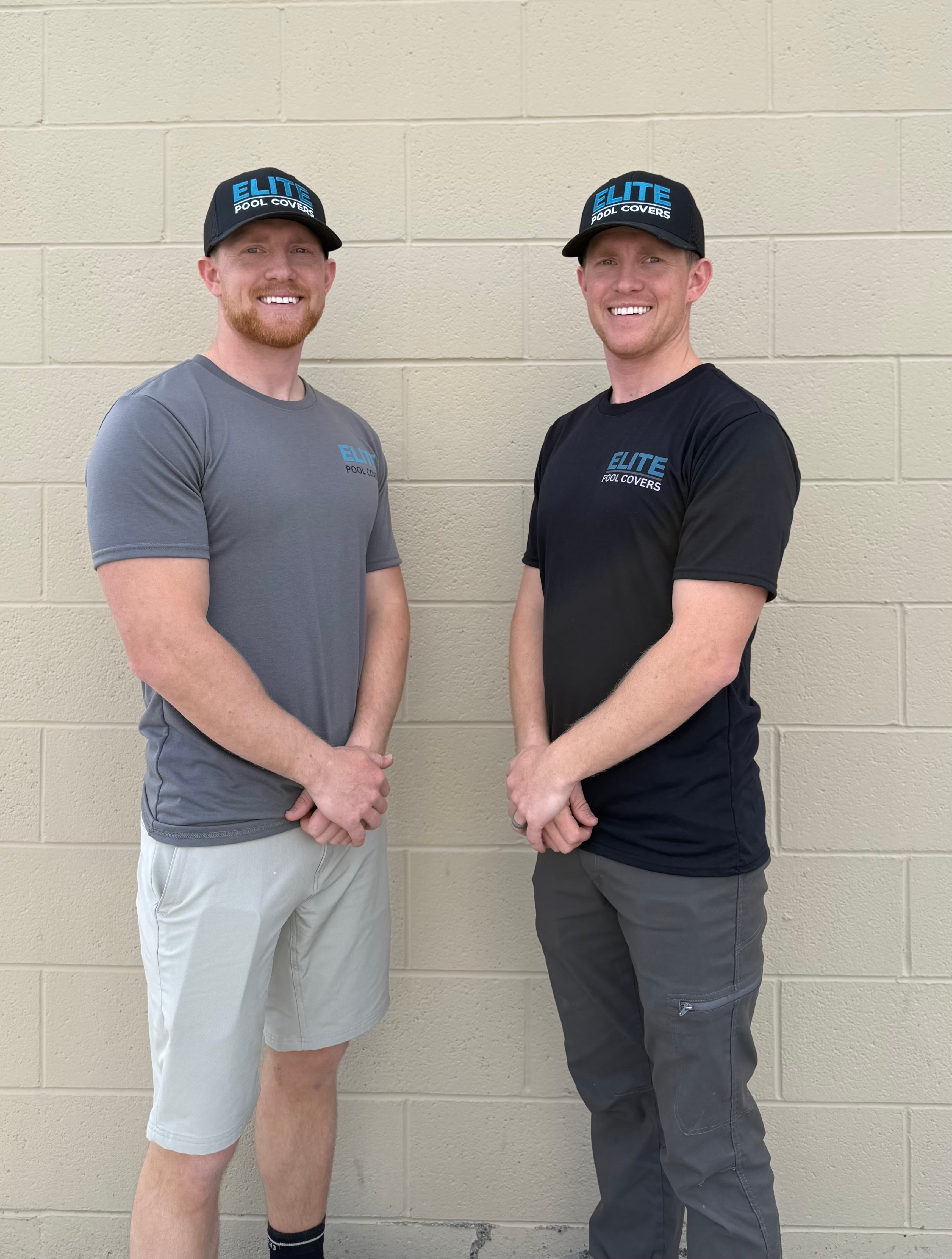 The founders of Elite Pool Covers